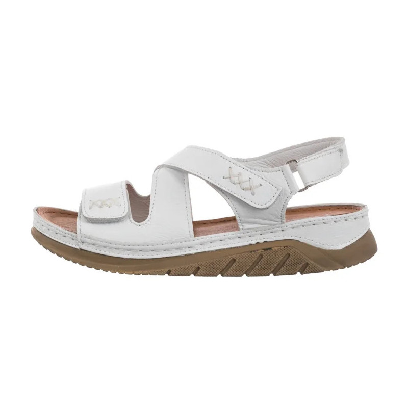 Maciejka Białe L4496-11/00-1 (MA1220-c) sandals