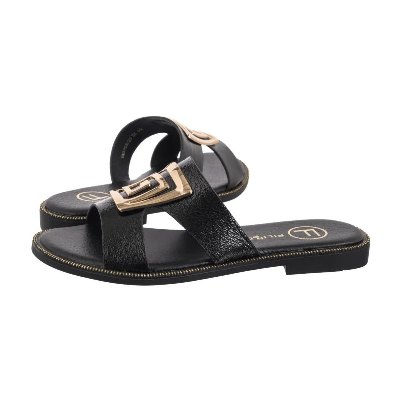 Filippo Czarne DK3703/25 BK (FO100-c) Women's Shoes/Flip Flops