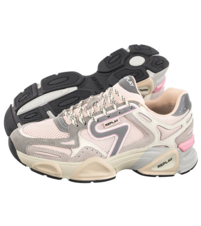 Replay Destiny W Mix 2 GWS9N.000.C0002T RS9N0002T 3325 Lt Grey Lt Pink (RP24-a) sports Shoes