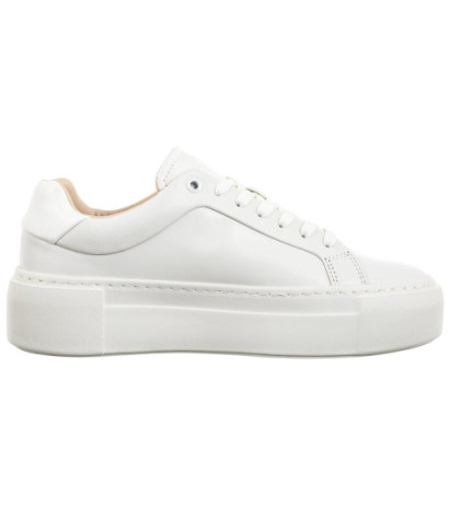 Calvin Klein Ff Cupsole LAce Up W/Ml Lth Triple White HW0HW02118 0K4 (CK510-a) shoes