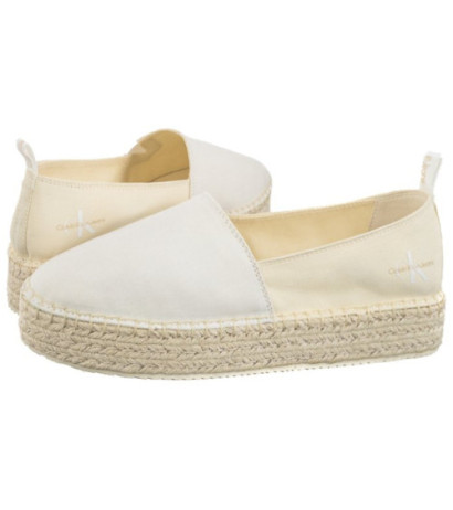 Calvin Klein Platform Espadrille Mix Ml Mtl Creamy White/White YW0YW001622 0F8 (CK513-b) sneakers