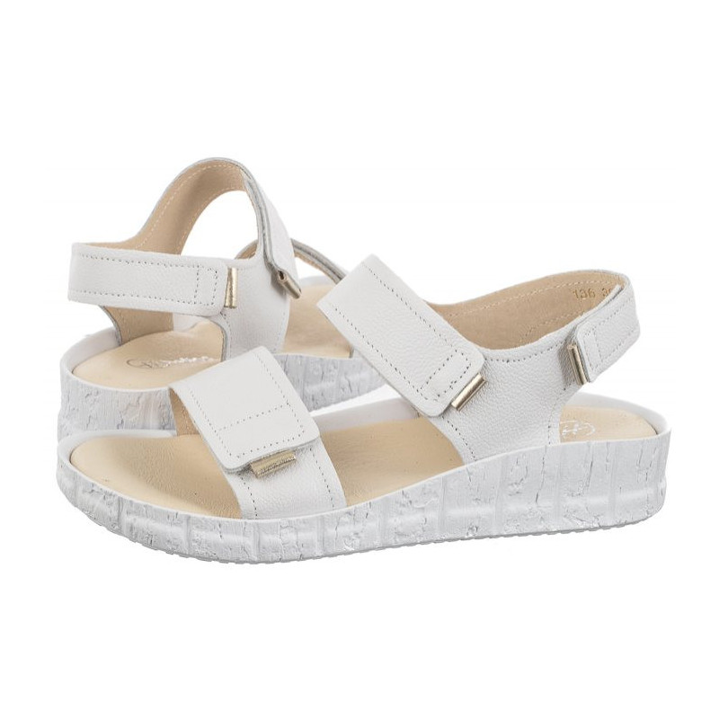 Helios Białe 136 188 (HE21-a) sandals
