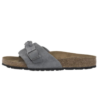Birkenstock Oita Braided Basalt Gray 1029121 (BK264-b) Women's Shoes/Flip Flops