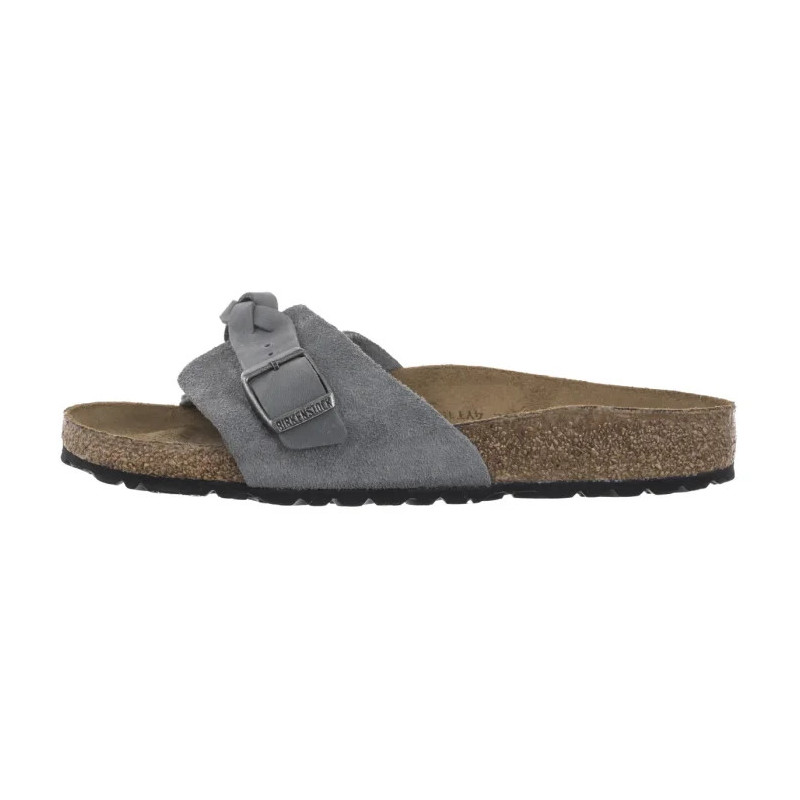 Birkenstock Oita Braided Basalt Gray 1029121 (BK264-b) Women's Shoes/Flip Flops