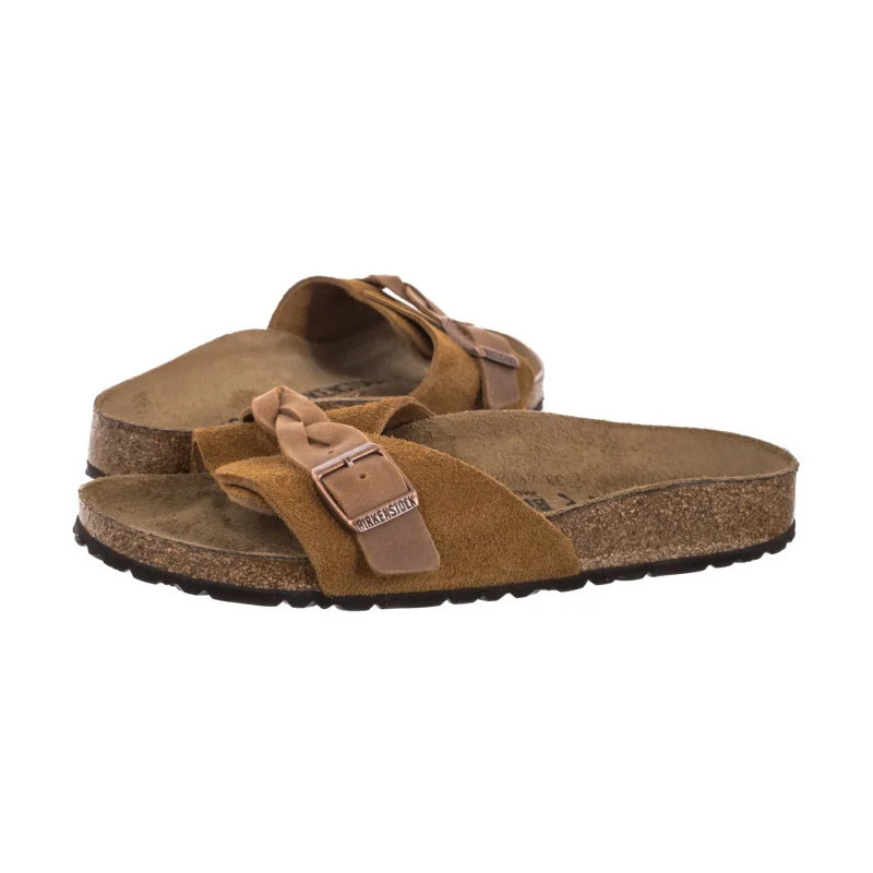 Birkenstock Oita Braided Mink 1026742 (BK264-d) Women's Shoes/Flip Flops