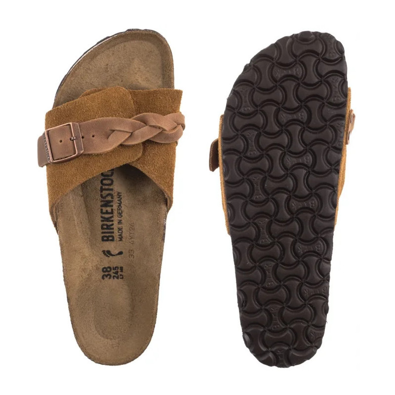 Birkenstock Oita Braided Mink 1026742 (BK264-d) Women's Shoes/Flip Flops