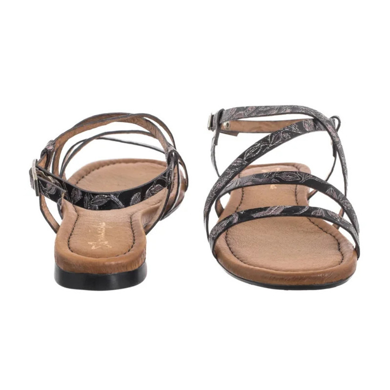 Maciejka Brąz+Srebro 06635-05/00-0 (MA1225-d) sandals
