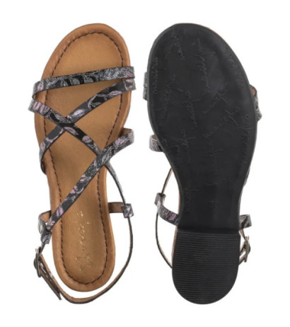 Maciejka Brąz+Srebro 06635-05/00-0 (MA1225-d) sandals