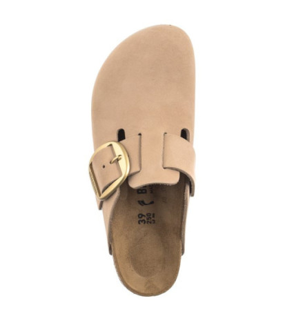 Birkenstock Boston Big Buckle Sandcastle 1028052 (BK267-a) Women's Shoes/Flip Flops