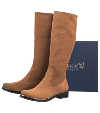 Caprice Brązowe 9-25512-41 364 Brandy Stretch (CP412-a) boots