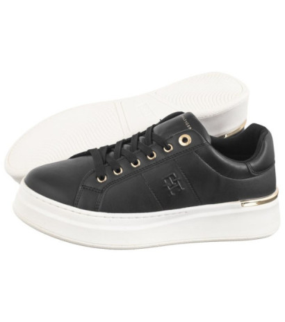 Tommy Hilfiger Low Cut Lace-Up Sneaker Black T3A9-33542-1351999 (TH1140-a) sports Shoes