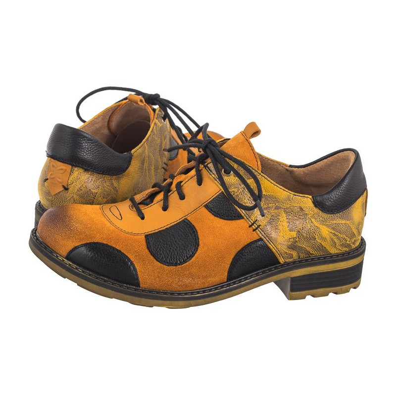 Maciejka Żółte/Czarne 06559-07/00-5 (MA1250-a) shoes