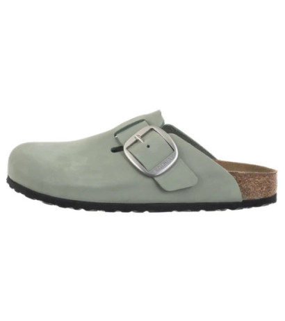 Birkenstock Boston Big Buckle Pure Sage 1029303 (BK267-d) Women's Shoes/Flip Flops