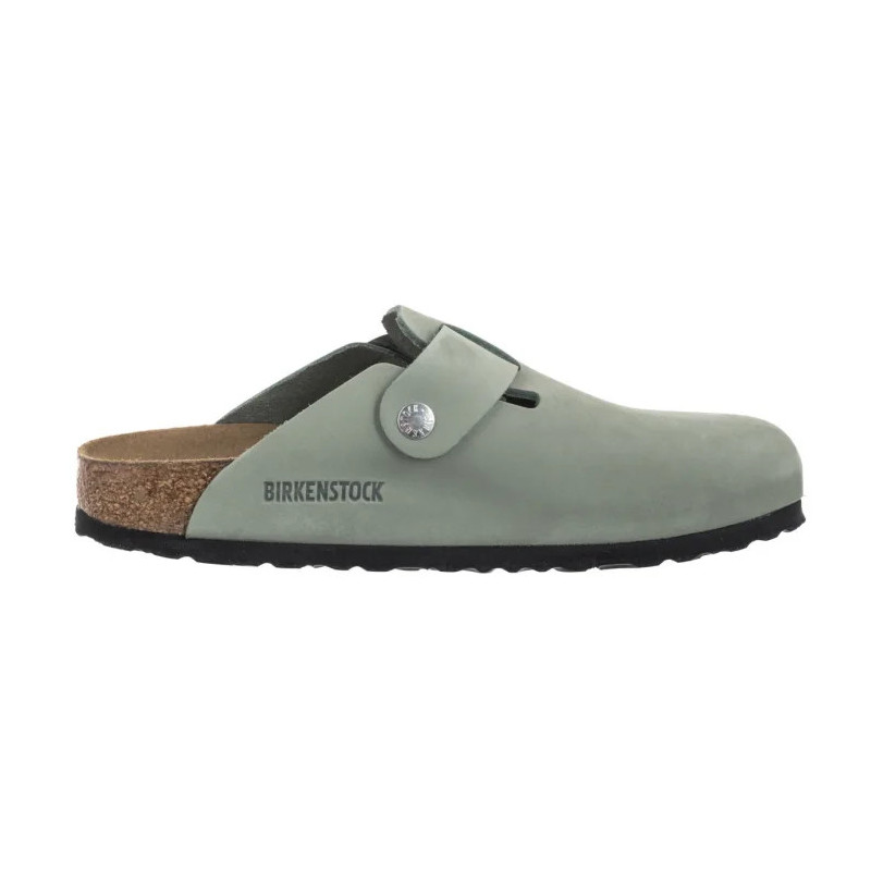 Birkenstock Boston Big Buckle Pure Sage 1029303 (BK267-d) Women's Shoes/Flip Flops