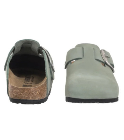 Birkenstock Boston Big Buckle Pure Sage 1029303 (BK267-d) Women's Shoes/Flip Flops