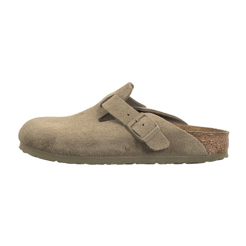 Birkenstock Boston BS Faded Khaki 1025844 (BK275-a) Women's Shoes/Flip Flops