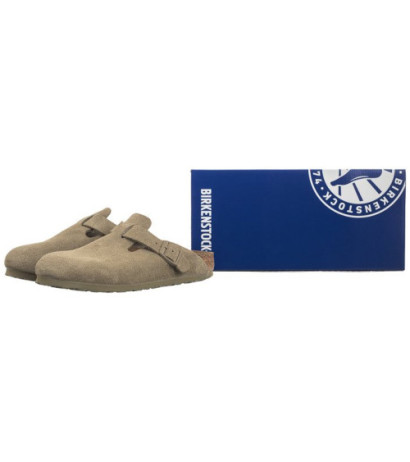 Birkenstock Boston BS Faded Khaki 1025844 (BK275-a) Women's Shoes/Flip Flops