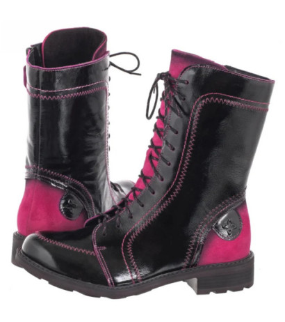 Maciejka Fuksja+Czarne 06661-15/00-8 (MA1255-a) shoes