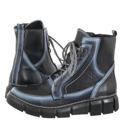 Maciejka Czarne+Białe 06638-01/00-8  (MA1258-a) shoes