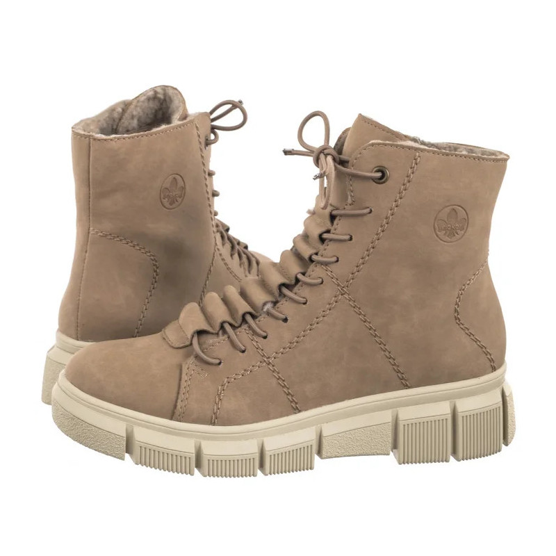 Rieker Beżowe X3428-20 Beige (RI202-a) shoes