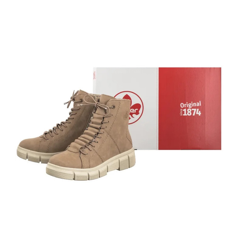 Rieker Beżowe X3428-20 Beige (RI202-a) shoes