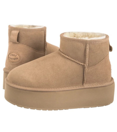 EMU Australia Stinger Micro Flatform Almond W13082 (EM505-c) shoes