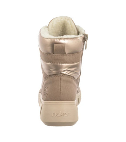 Rieker Beżowe Y3504-20 Beige (RI206-a) boots