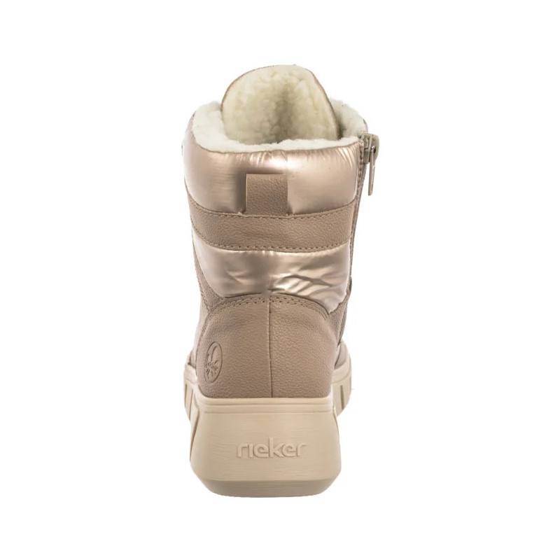 Rieker Beżowe Y3504-20 Beige (RI206-a) boots