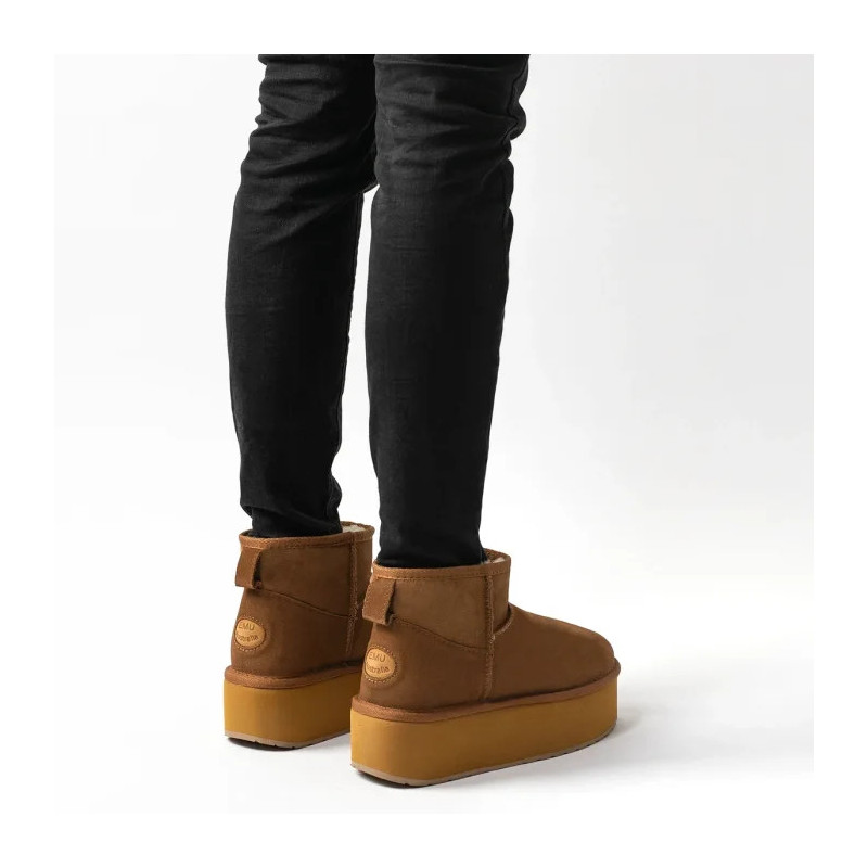 EMU Australia Stinger Micro Flatform Chestnut W13082 (EM505-g) shoes