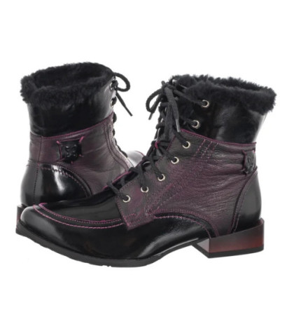 Maciejka Fuksja+Czarne 06573-05/00-4 (MA1268-a) shoes