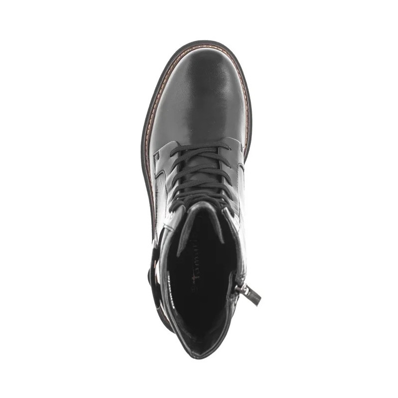 Tamaris Czarne 1-25221-43 003 Black Leather (TM514-a) shoes