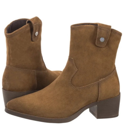 Caprice Brązowe 9-25313-43 741 Khaki Suede (CP423-a) shoes