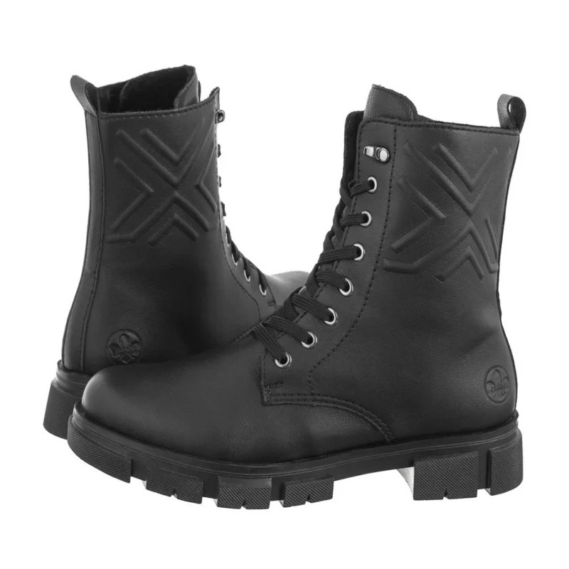 Rieker Czarne Y7108-00 Black (RI213-a) shoes