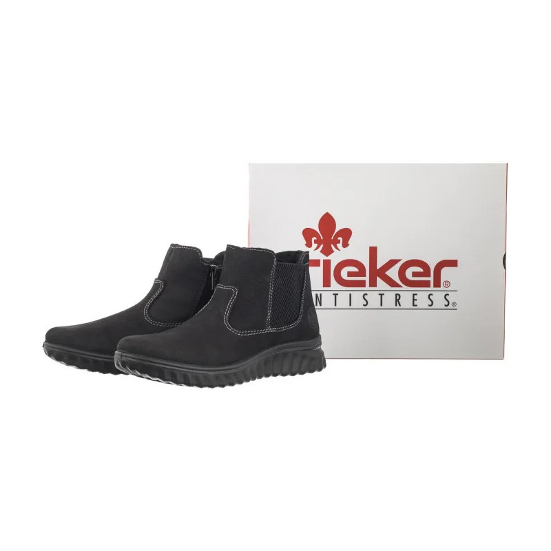 Rieker Czarne 59030-01 Black (RI216-a) shoes