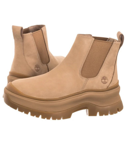 Timberland Roxie Lane Mid Chelsea Boot Light Beige Nubuck 0A28XM EN7 (TI135-a) shoes