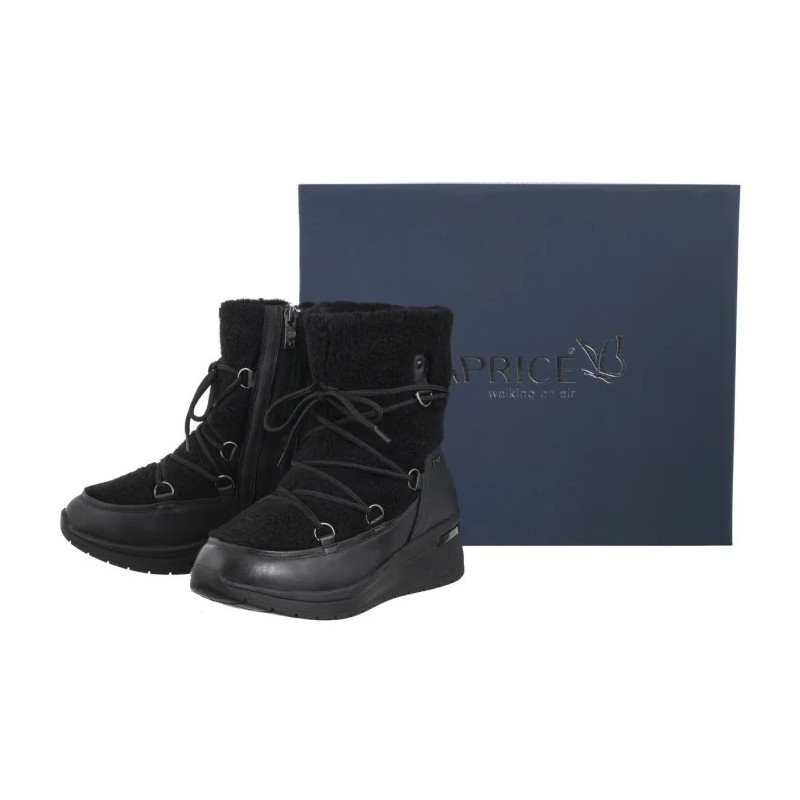 Caprice Czarne 9-26222-43 019 Black Comb (CP428-a) boots