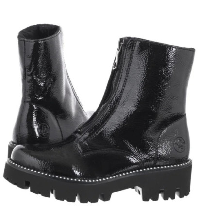 Rieker Czarne Lakierowane Y3351-00 Black (RI218-a) shoes