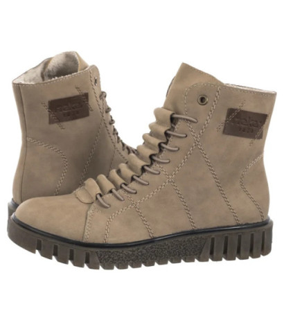 Rieker Beżowe Y3421-20 Beige (RI222-a) shoes
