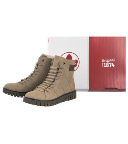 Rieker Beżowe Y3421-20 Beige (RI222-a) shoes
