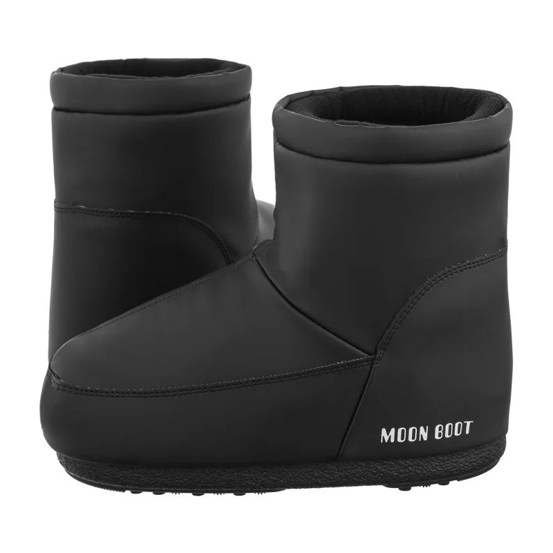 Moon Boot MB Icon Low Nolace Rubber Black 1409410 N001 (MB68-a) shoes