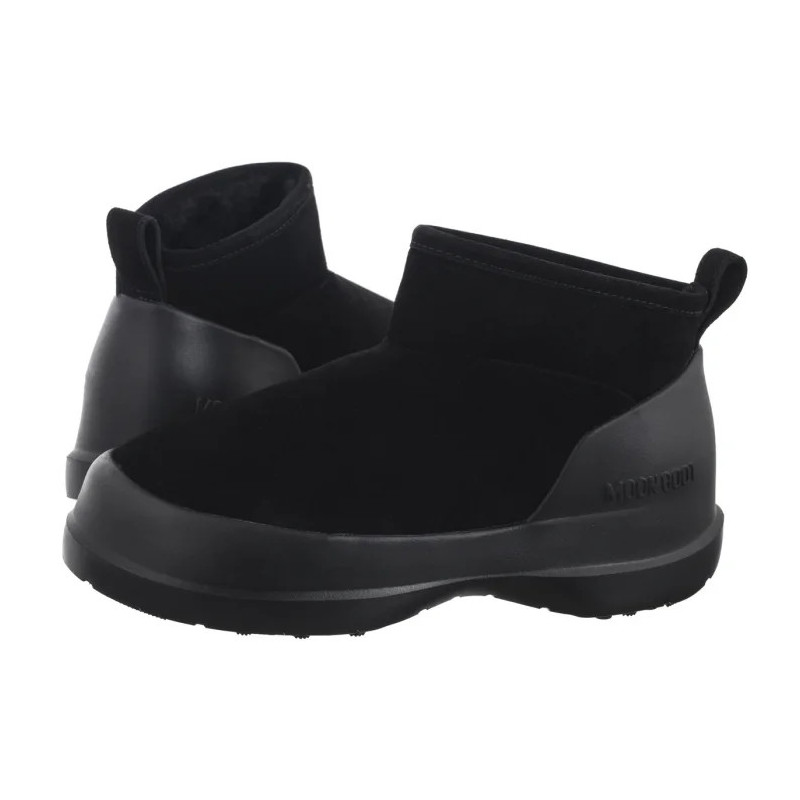 Moon Boot MB Luna Low Boot Suede Black 2480040 N001 (MB70-a) shoes