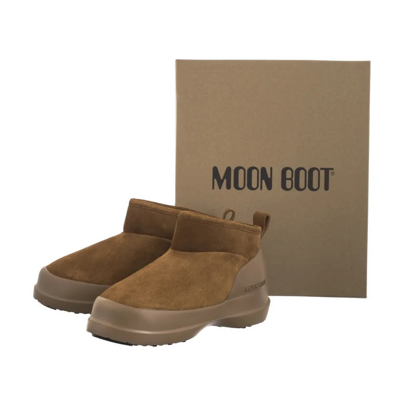 Moon Boot MB Luna Low Boot Suede Cognac 2480040 M008 (MB70-b) shoes