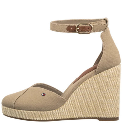 Tommy Hilfiger Flag High Wedge Espad Closed Toe Horeradish FW0FW08494 ACC (TH1261-a) shoes