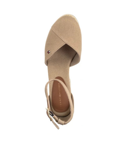 Tommy Hilfiger Flag High Wedge Espad Closed Toe Horeradish FW0FW08494 ACC (TH1261-a) shoes