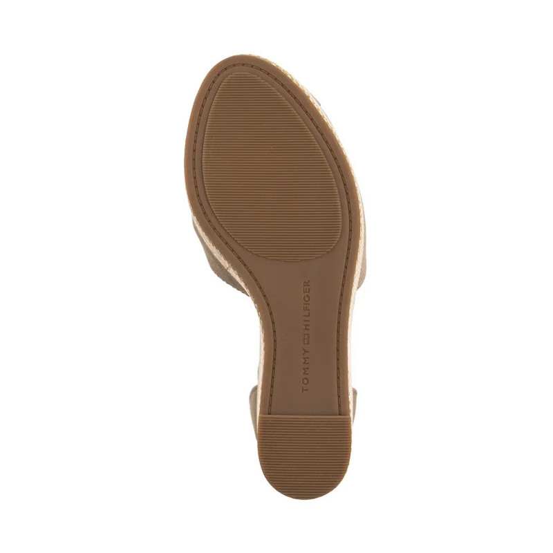 Tommy Hilfiger Flag High Wedge Espad Closed Toe Horeradish FW0FW08494 ACC (TH1261-a) shoes