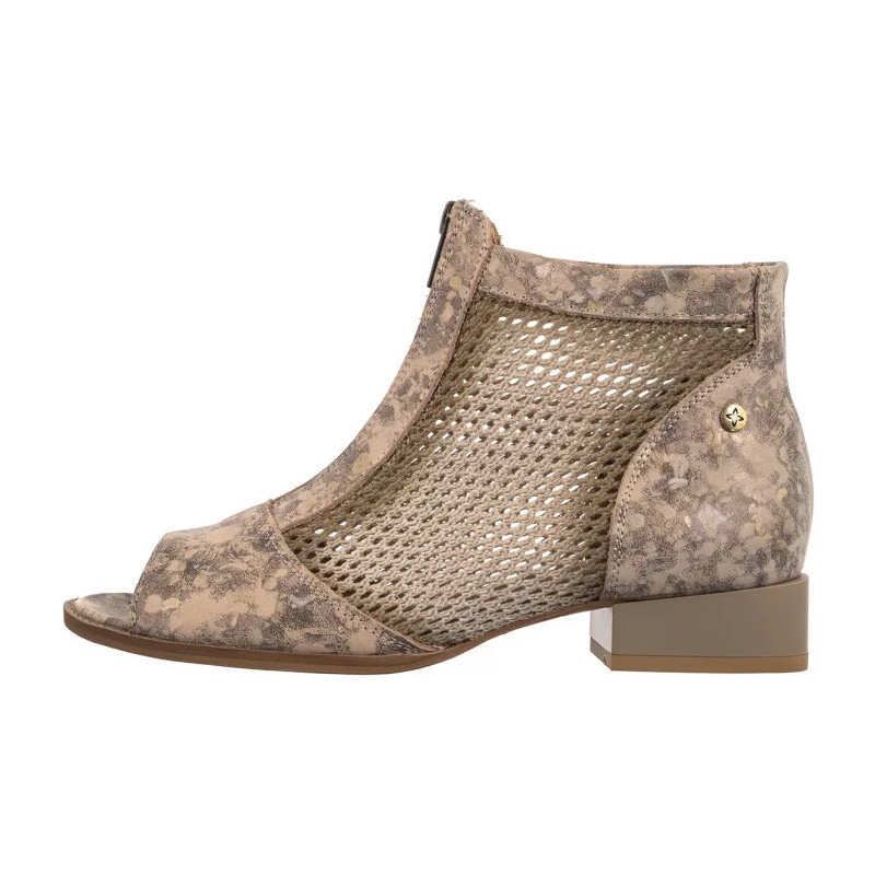 Maciejka Beżowo-Złote 06413-43/00-1 (MA1299-a) shoes