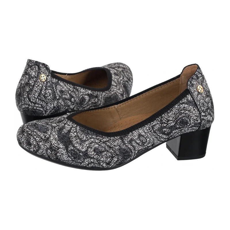 Maciejka Czarno-Beżowe 04802-44/00-1 (MA1304-a) shoes