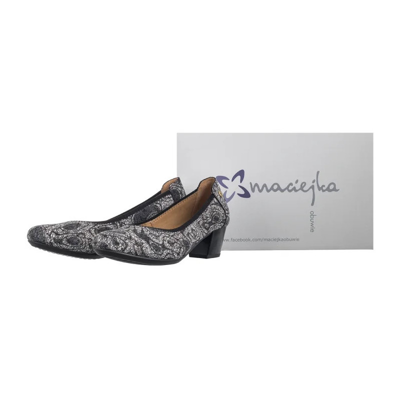 Maciejka Czarno-Beżowe 04802-44/00-1 (MA1304-a) shoes
