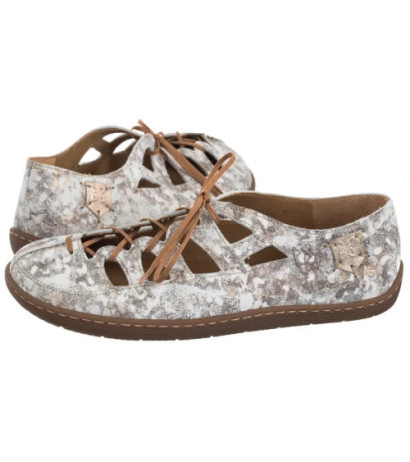 Maciejka Złote/Beżowe 06835-25/00-1 (MA1306-a) shoes