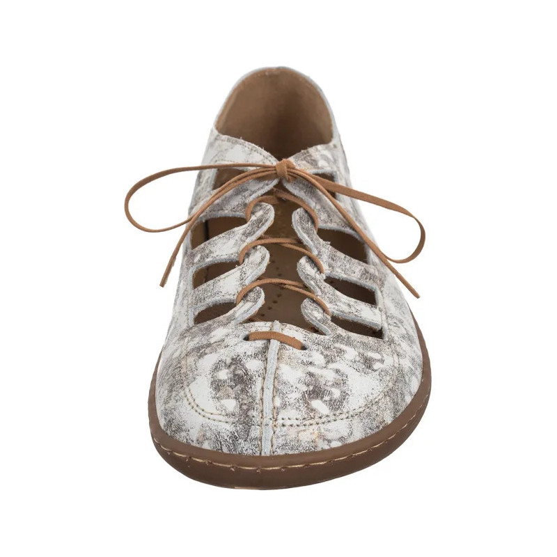 Maciejka Złote/Beżowe 06835-25/00-1 (MA1306-a) shoes